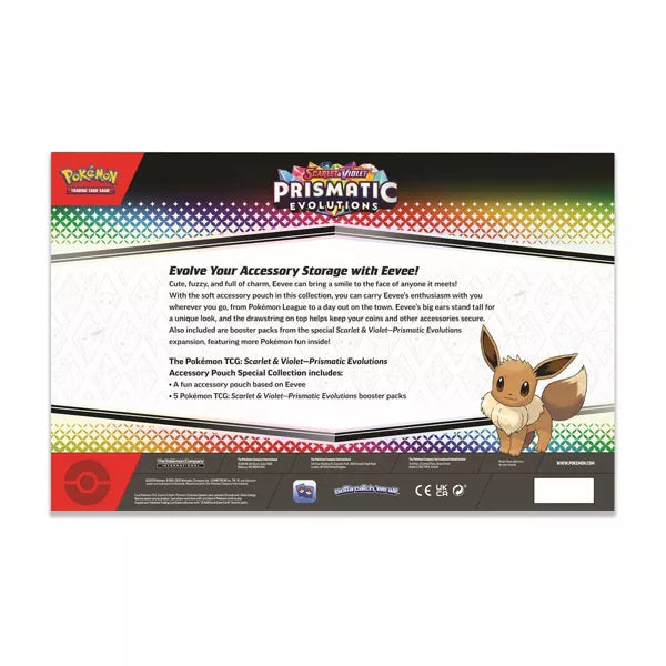 PRE-ORDER Prismatic Evolutions Accessory Pouch Special Collection Jojo's Bazaar PRE-ORDER Prismatic Evolutions Accessory Pouch Special Collection Jojo's Bazaar